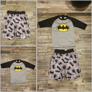 Gray and Black Batman Swim Wear Boys Size 7